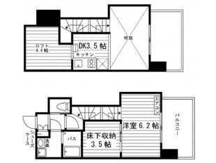 Grand E'terna岡山Ⅱの物件間取画像